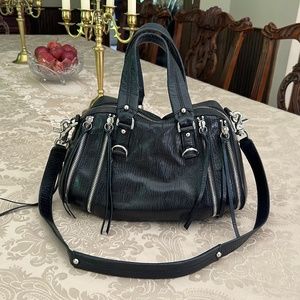 Botkier Howard Street Black Leather Satchel